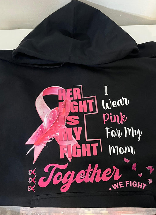 Cancer Awareness Hoodie Black unisex